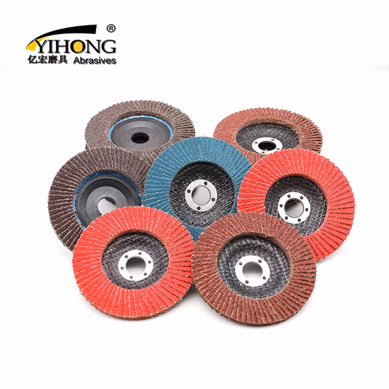 Ruota abrasiva lamellare Carta vetrata Dischi lamellari in zirconio premium abrasivi per la smerigliatura